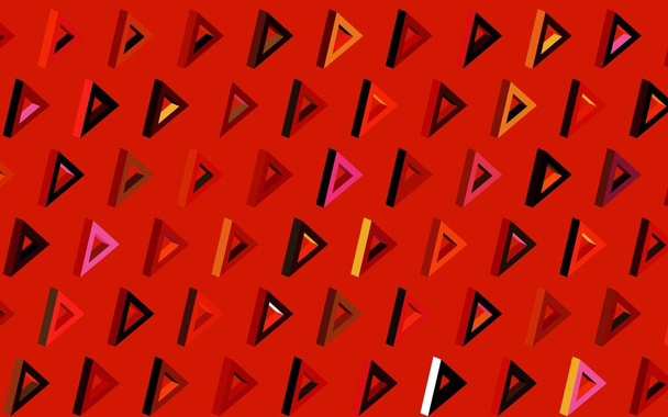 Tmavě červený vektorový vzor s polygonálním stylem. Dekorativní design v abstraktním stylu s trojúhelníky. Moderní šablona pro stránku přistání. - Vektor, obrázek