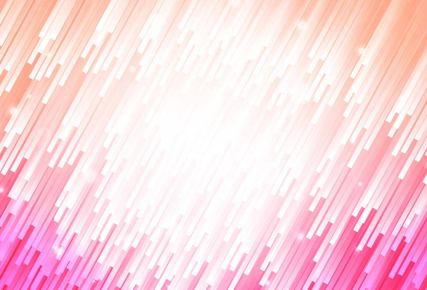 Light Pink vector template with repeated sticks. Shining colored illustration with sharp stripes. Best design for your ad, poster, banner. - Vector, afbeelding