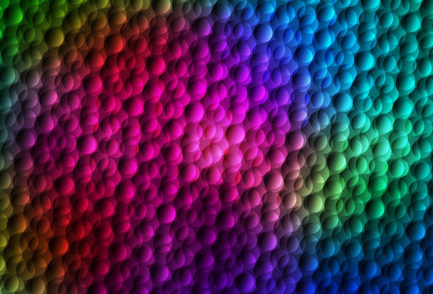 Fond vectoriel multicolore foncé avec des taches. Illustration abstraite avec des bulles colorées dans le style nature. Modèle pour les beaux sites Web. - Vecteur, image