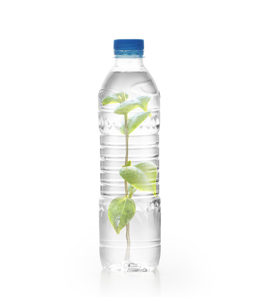 Полікарбонатні пластикові пляшки переробки мінералів
 - Фото, зображення