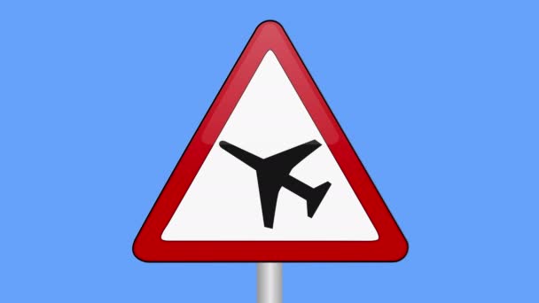 Las señales internacionales de peligro o de advertencia son símbolos reconocibles diseñados para advertir sobre situaciones peligrosas.. - Imágenes, Vídeo