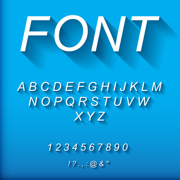 3d font - Vetor, Imagem