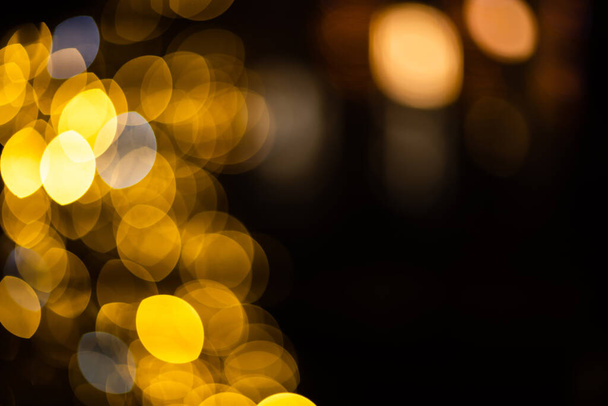 Gold abstract bokeh background - Photo, Image