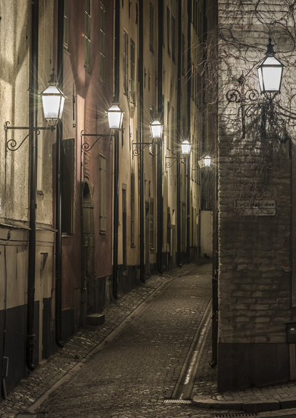 Via della Città Vecchia di notte
. - Foto, immagini