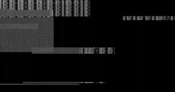 Imagens da tela de distorção de sobreposição de falhas - Filmagem, Vídeo