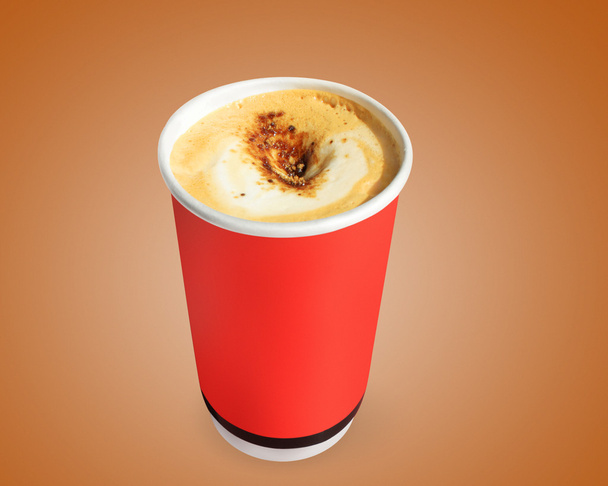 papier koffie cups  - Foto, afbeelding