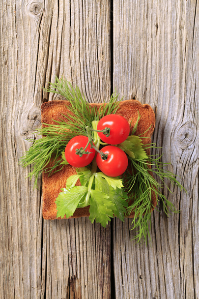 sebze tost - Fotoğraf, Görsel