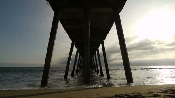 Pier on Beach - Footage, Video