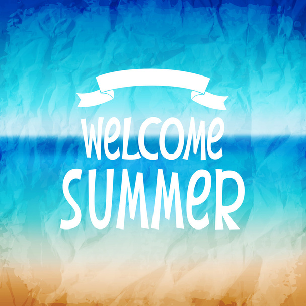 Welcome to summer - Vetor, Imagem