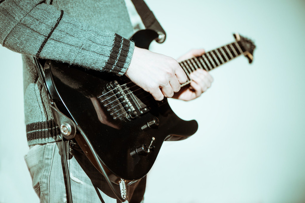 Guitar player - Foto, afbeelding