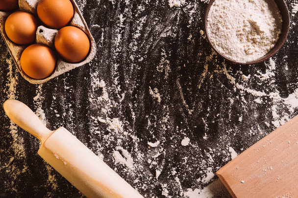 culinary background bakery food ingredients - Valokuva, kuva