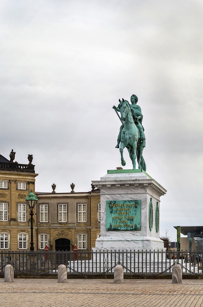 άγαλμα του frederick v, Κοπεγχάγη - Φωτογραφία, εικόνα