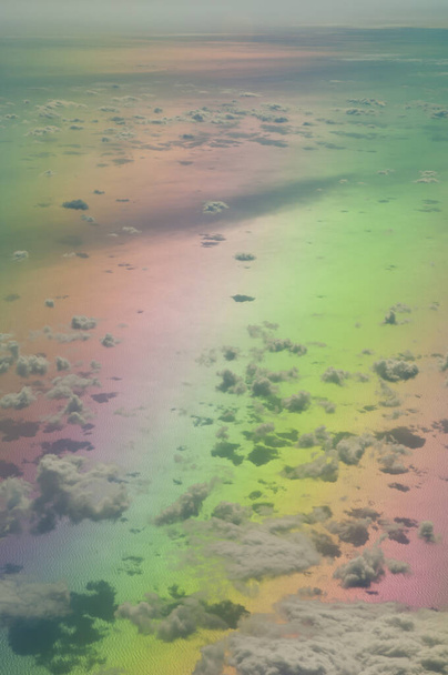 Αεροφωτογραφία της Τυρρηνικής θάλασσας. - Φωτογραφία, εικόνα
