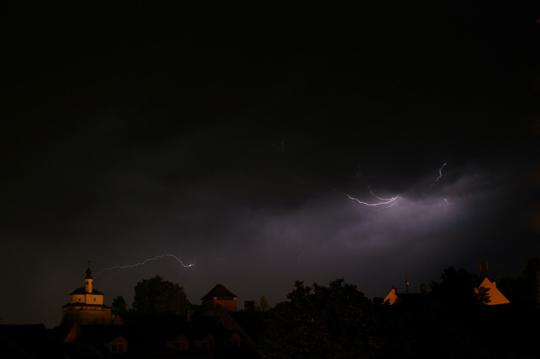 Fırtınada yıldırım - Fotoğraf, Görsel