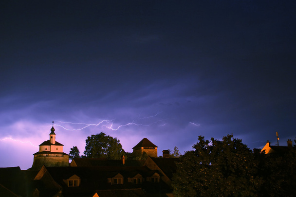 Fırtınada yıldırım - Fotoğraf, Görsel