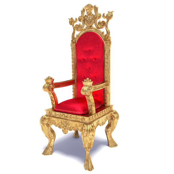 Illustration of red throne - Photo, Image