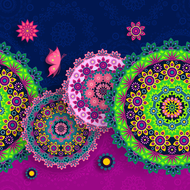 Цветочные плавники
 - Вектор,изображение