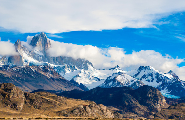 Fitz Roy Mountain, El Chalten, Patagonia, Glaciers National Park - Photo, Image