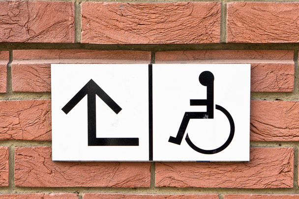 Sinal de deficiência
 - Foto, Imagem