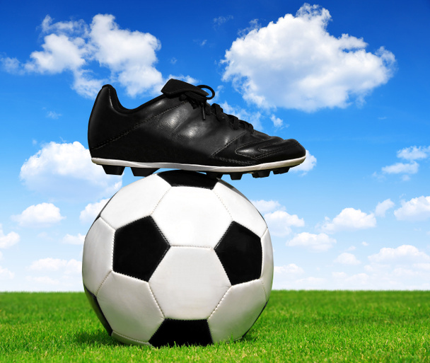 Soccer ball and shoes - Photo, Image