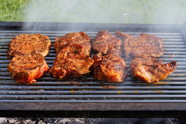 Barbecued steak. - Photo, Image