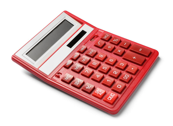 Digital calculator isolated on white background - Valokuva, kuva