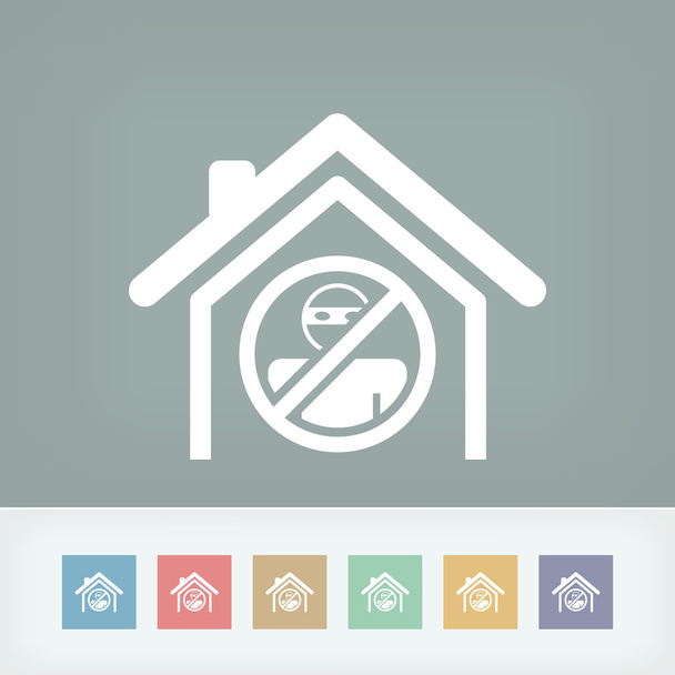 House protection concept icon - Vector, Image