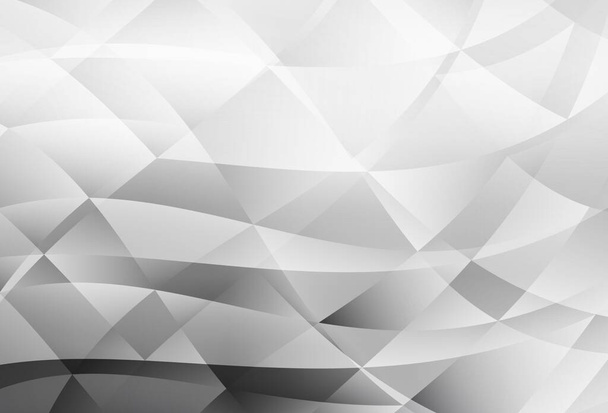 Light Gray vector polygonal pattern. Polygonal abstract illustration with gradient. A completely new design for your leaflet. - Vector, Image