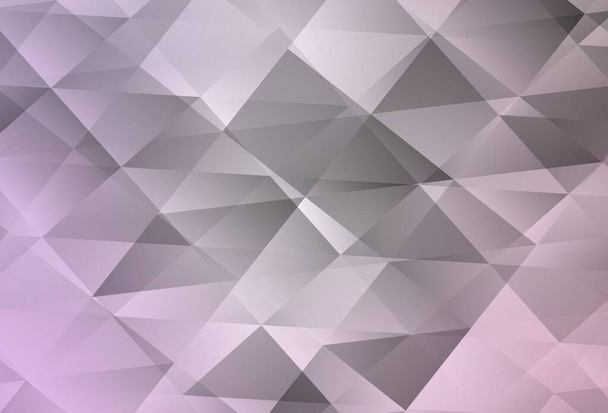 Modelo poligonal vetorial roxo claro. Amostra geométrica triangular com gradiente. Um design completamente novo para o seu folheto. - Vetor, Imagem