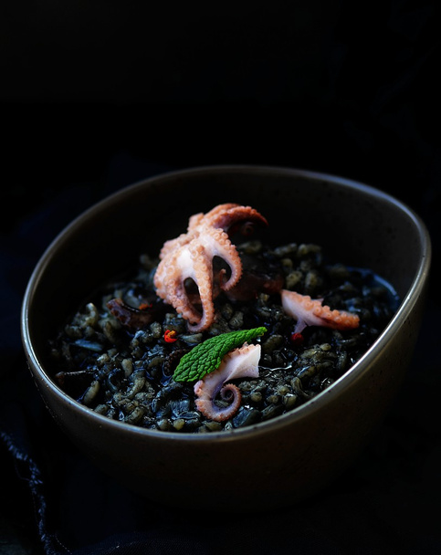Ahtapot siyah risotto - Fotoğraf, Görsel