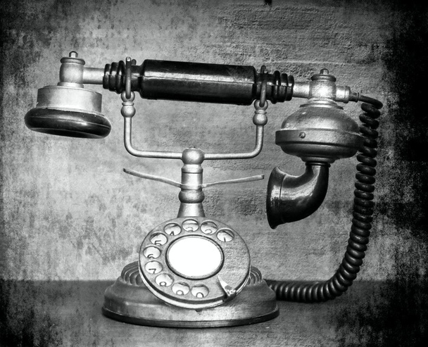 telefon retro - sztuka telefon - Zdjęcie, obraz