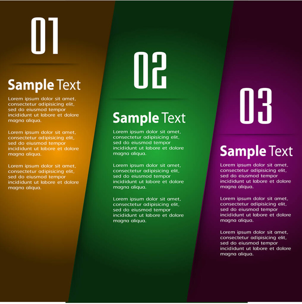 modern text box templates, banner Infographics - Vector, imagen