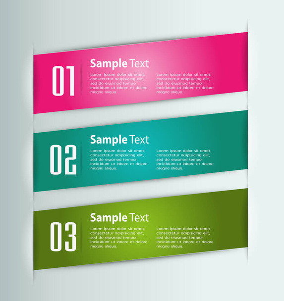 modern text box templates, banner Infographics - ベクター画像