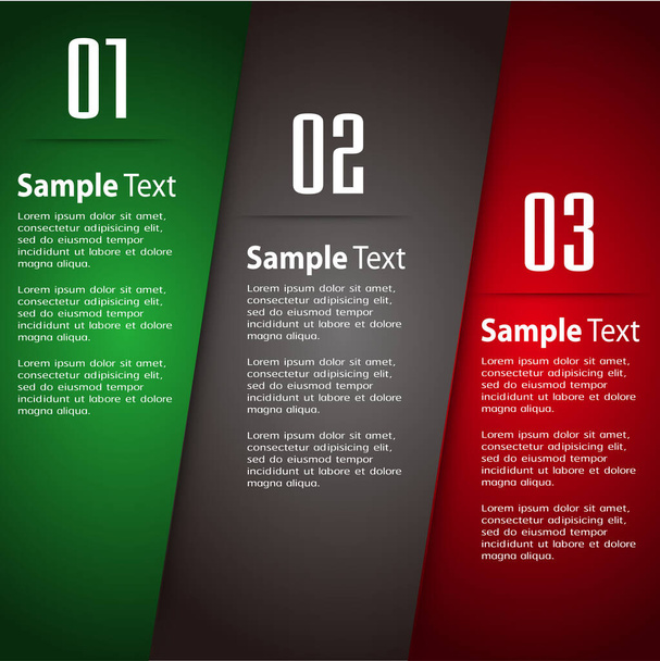 modern text box templates, banner Infographics - Vektör, Görsel