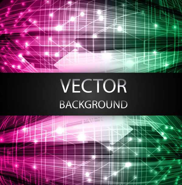 abstract futuristic wallpaper, digital background - Vector, imagen