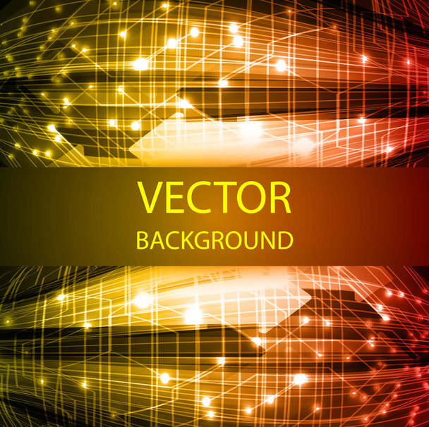 abstract futuristic wallpaper, digital background - Vektor, Bild