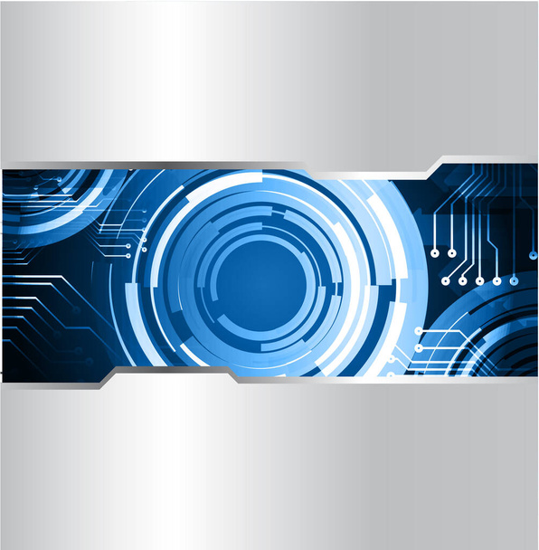 cyber circuit future technology concept background - Vecteur, image