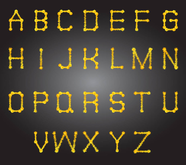alphabet letters. vector illustration - ベクター画像