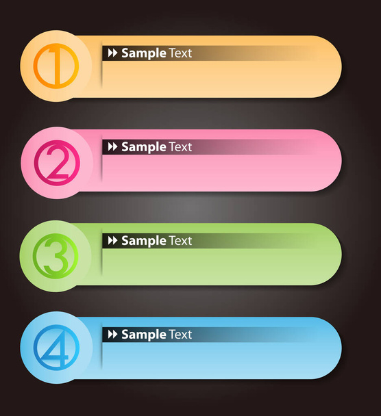 modern text box templates, banner Infographics - Vecteur, image