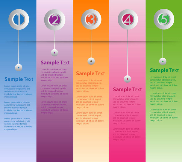 modern text box templates, banner Infographics - Vector, Imagen