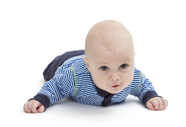 προσεκτικός μωρό τοποθέτηση έδαφος - Φωτογραφία, εικόνα