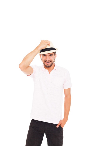 Man in hat - Foto, imagen