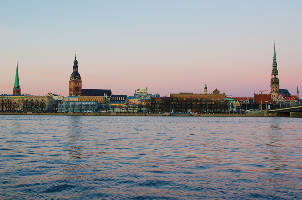 Riga (Lettonia) la sera
 - Foto, immagini