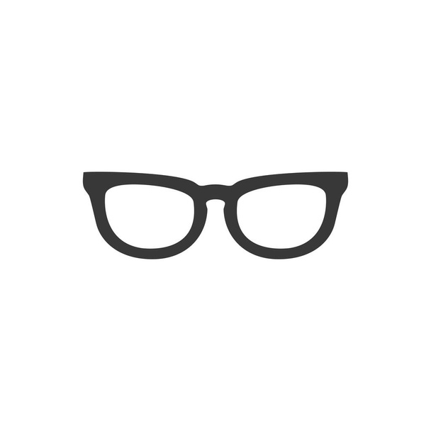 Vector illustration with glasses icon modern flat style - Vector, Image