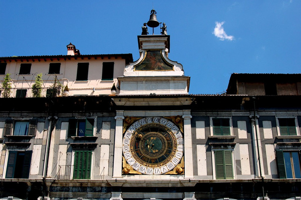 Brescia, İtalya: torre dell' orologio - Fotoğraf, Görsel