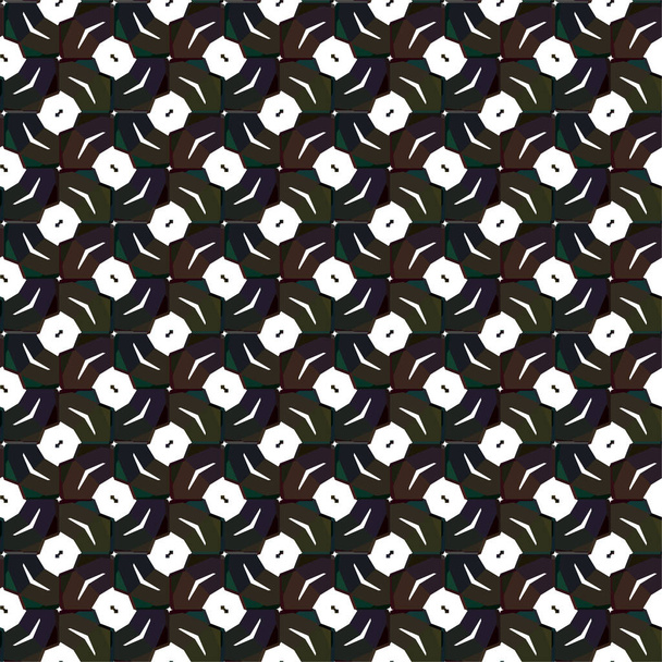 Geometric ornamental vector pattern. Seamless design texture  - Vector, Image