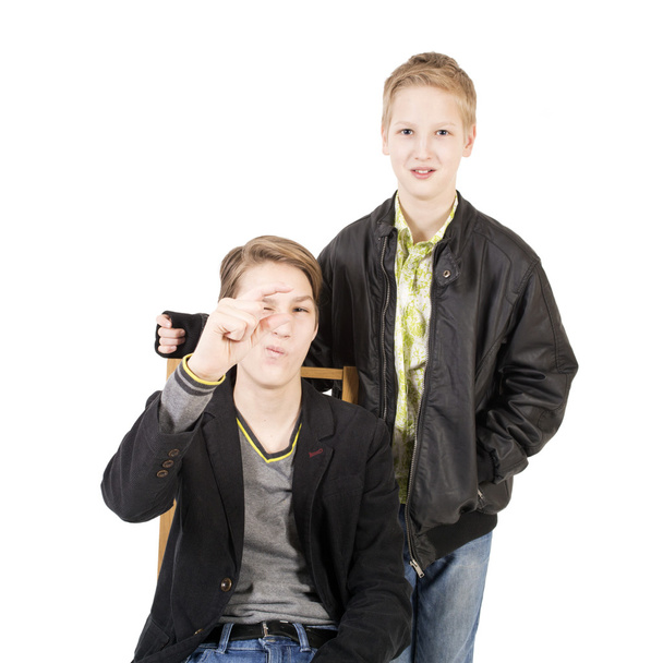 Brothers posing - Photo, Image
