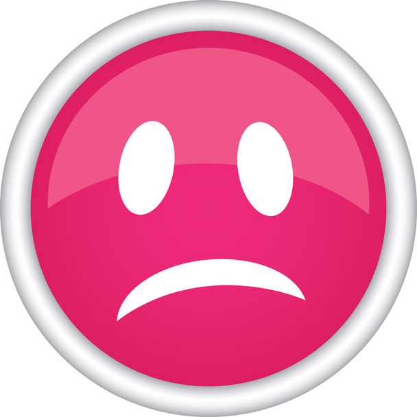 emoticon triste icona
 - Vettoriali, immagini
