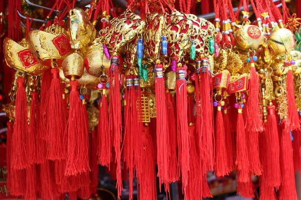 Chinese Lucky Charms, Hanging  for good luck and wealth - Fotoğraf, Görsel