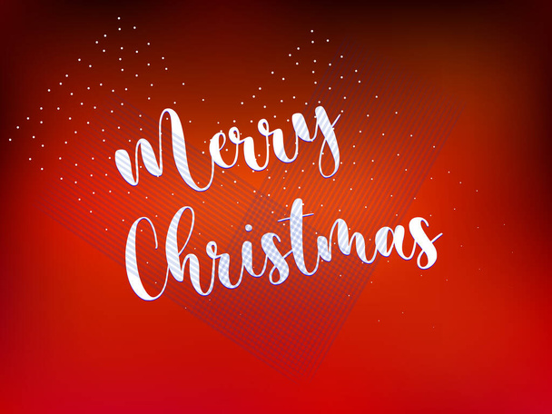 Boldog Karácsonyt üdvözlő kártya háttér  - Vektor, kép